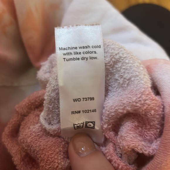 Pink Tie Dye Jogger Sweatpants - Picture 7 of 7